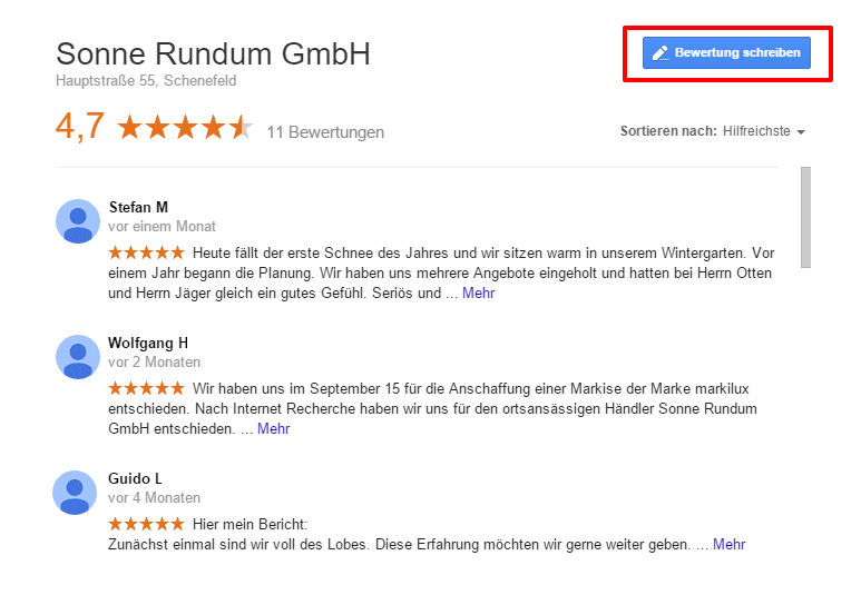 Gute Bewertungen Schreiben Gute Bewertungen Schreiben