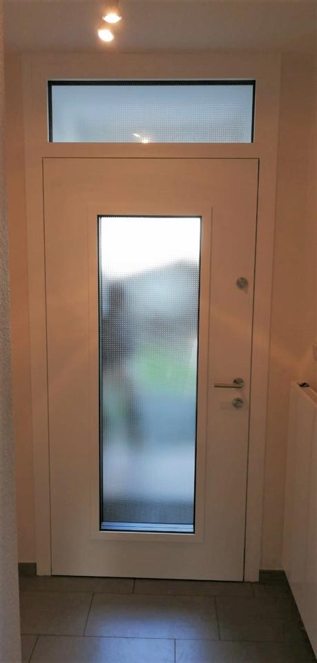 Kompotherm Aluminium Haustür in Wedel Nachher Innen